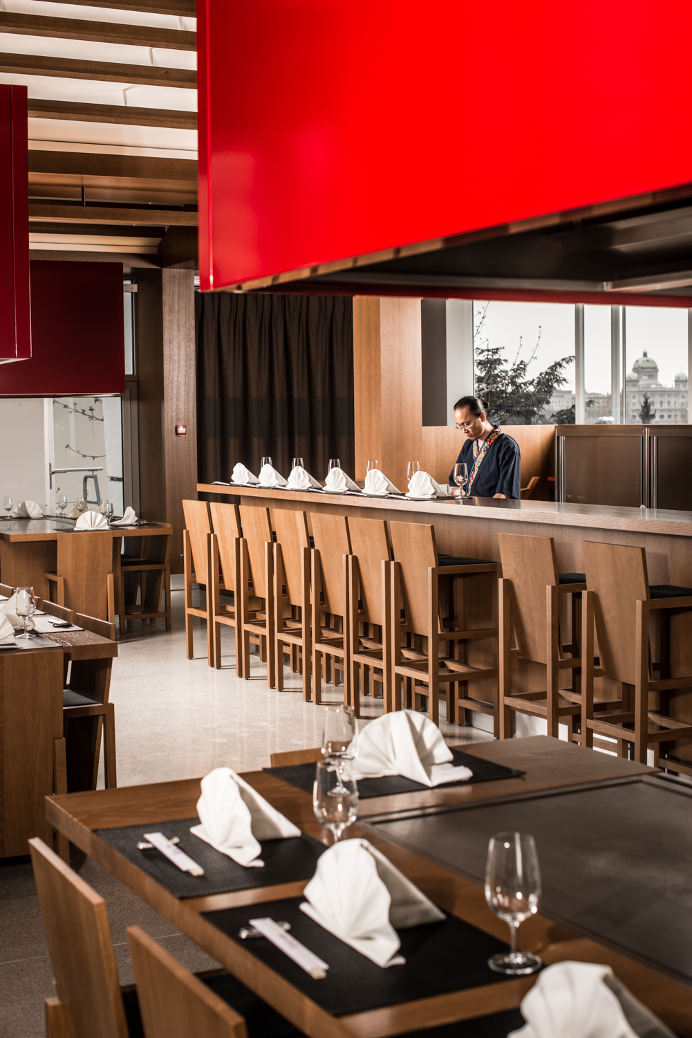 Restaurant Teppanyaki bar a sushi restaurant