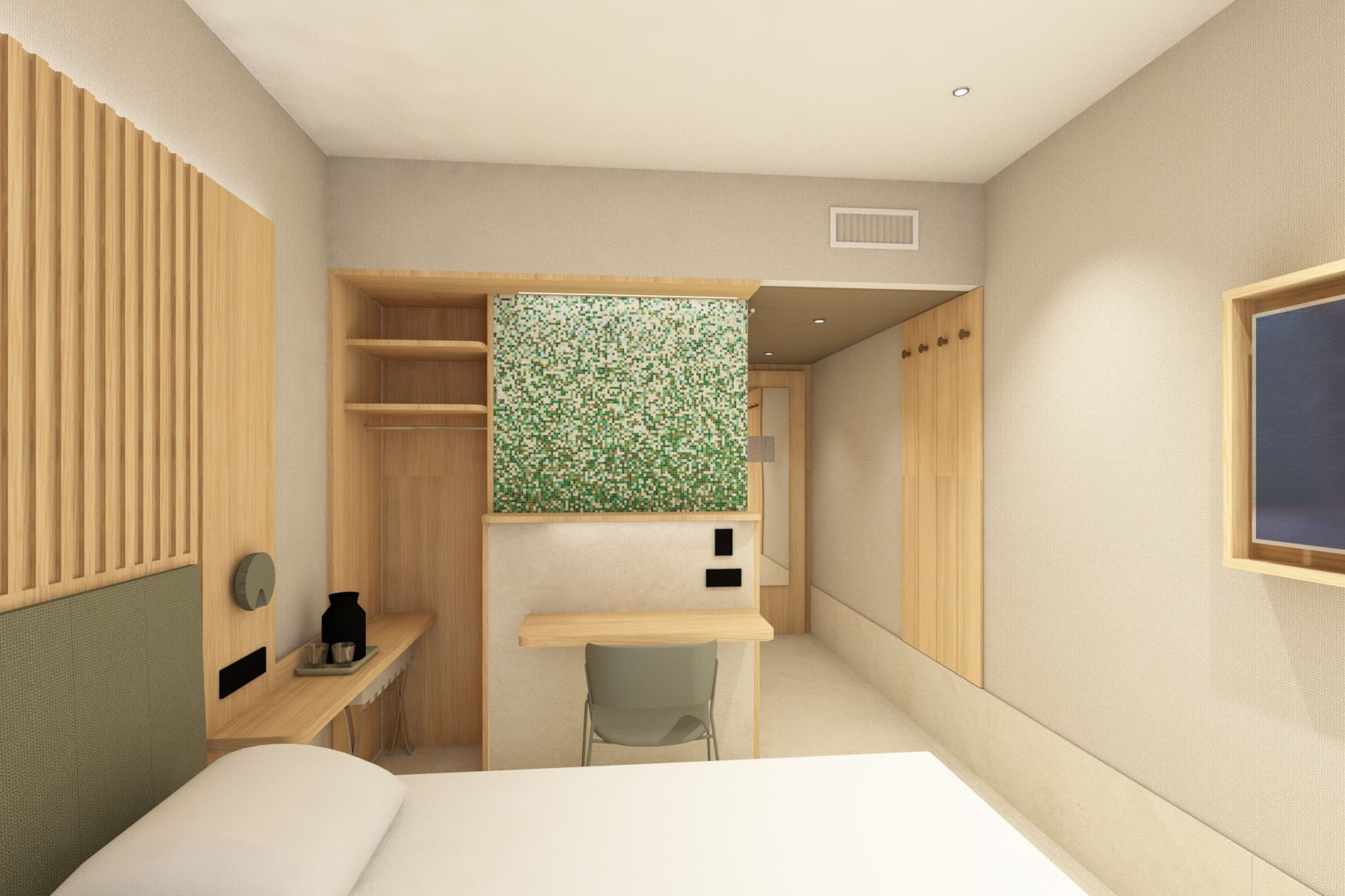 Hotel Le Square Genève chambre twin 2